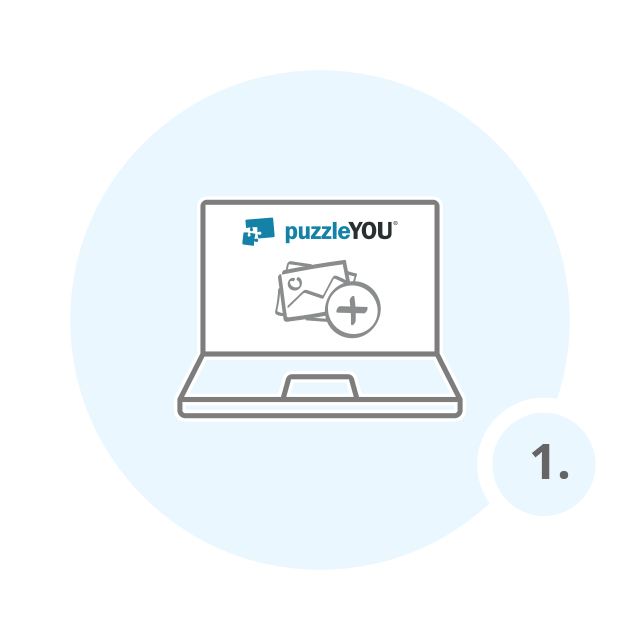 SMART SORTED Puzzle gestalten - Schritt 1 Foto hochladen