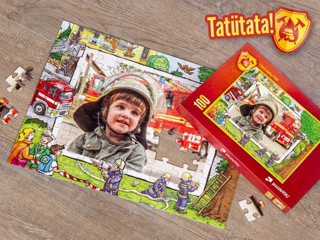 Feuerwehr Puzzle für Kinder
