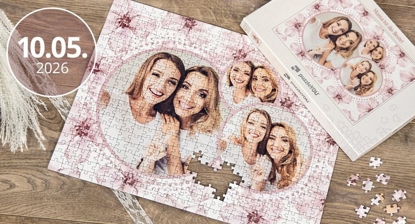 Fotopuzzles von puzzleYOU zum Muttertag