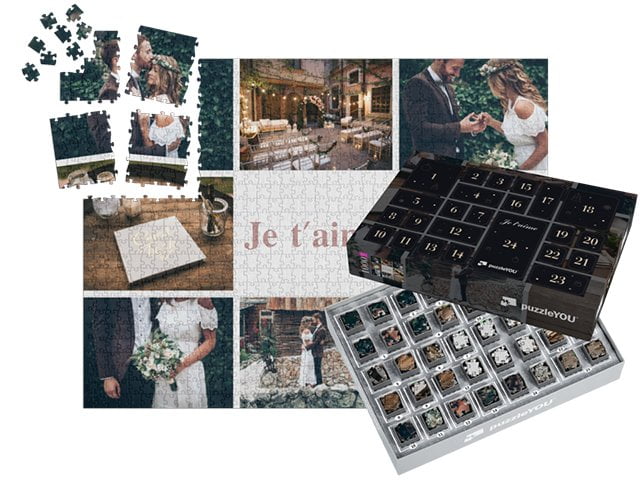 un puzzle calendrier de l’Avent