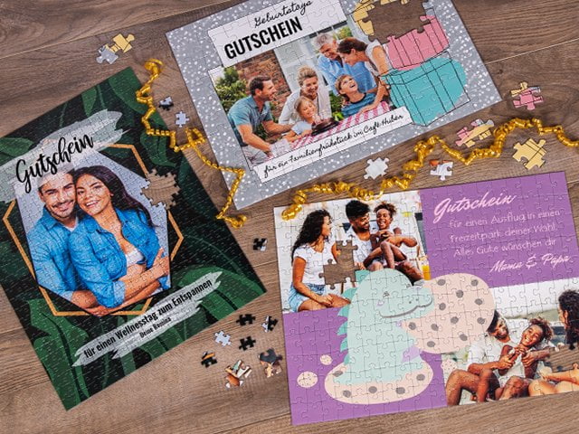 Gutschein-Puzzle für jeden Anlass