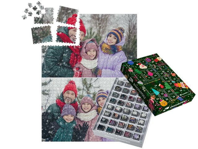 un puzzle calendrier de l’Avent