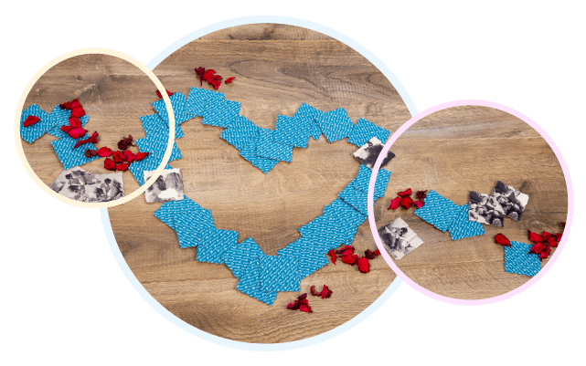 Personalisierte Memo-Spielkarten