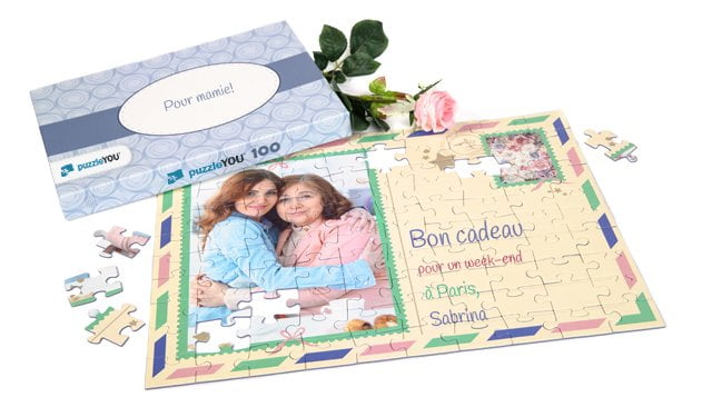 Donner un bon cadeau en puzzle