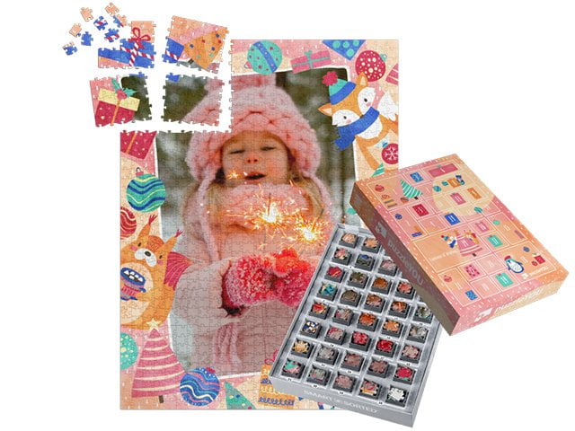 un puzzle calendrier de l’Avent