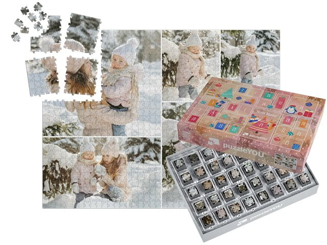 un puzzle calendrier de l’Avent