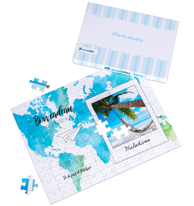 Bon cadeau pour un voyage