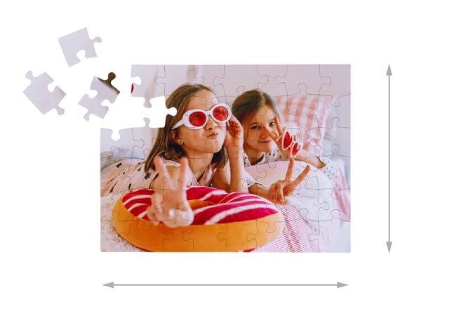 Dimensions du puzzle monté