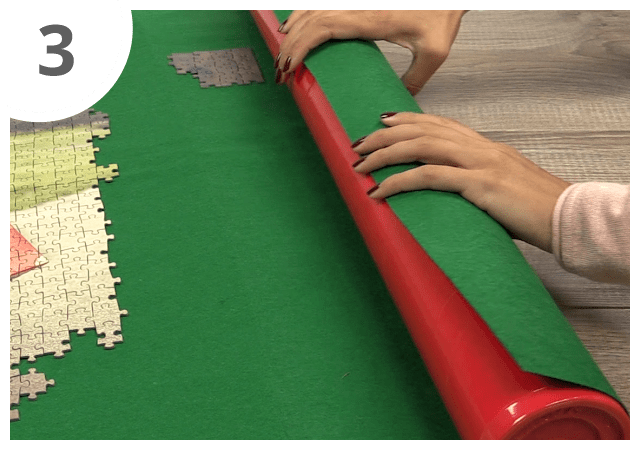 Instructions pour le tapis pour puzzle - étape 3