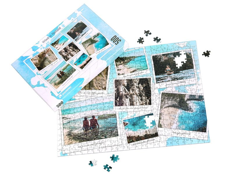 Schachtel 500 Teile Puzzle Urlaub
