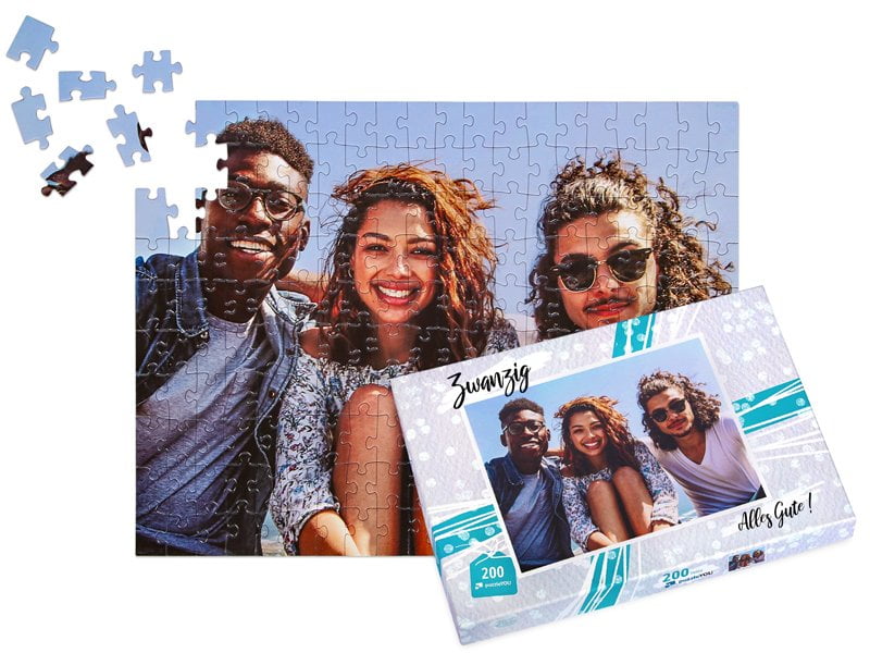 Schachtel 200 Teile Puzzle Freunde