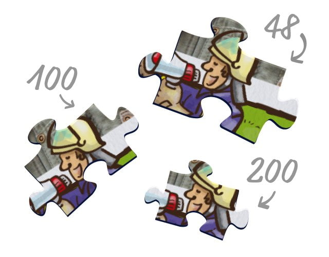 Dimensions des pièces