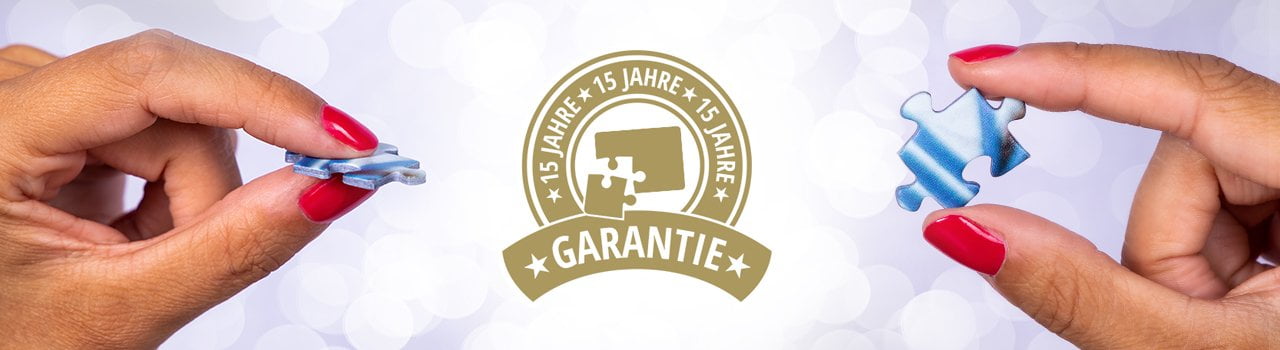 15 Jahre Fotopuzzle Garantie
