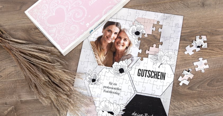 Gutschein-Puzzle von puzzleYOU zum Muttertag