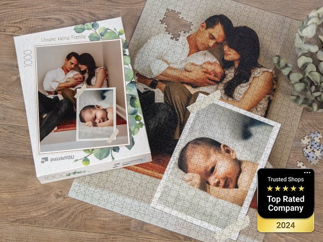 Personalisiertes Fotopuzzle von puzzleYOU zum Muttertag