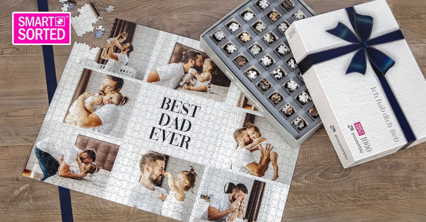 Überraschungspuzzle zum Vatertag