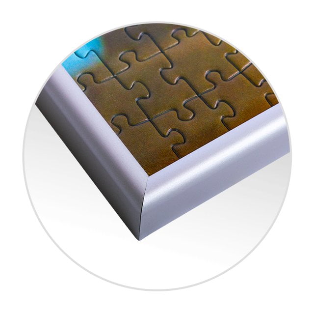 Cadre pour puzzle en detail